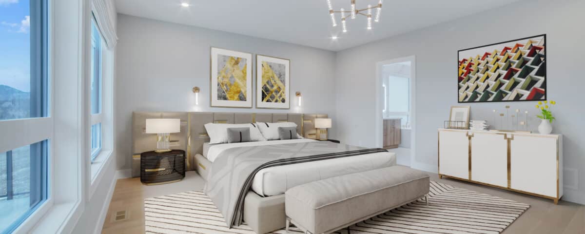 Dickinson Place Custom Home Lot 6 staged