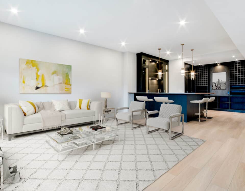 Dickinson Place Custom Home Lot 6 staged