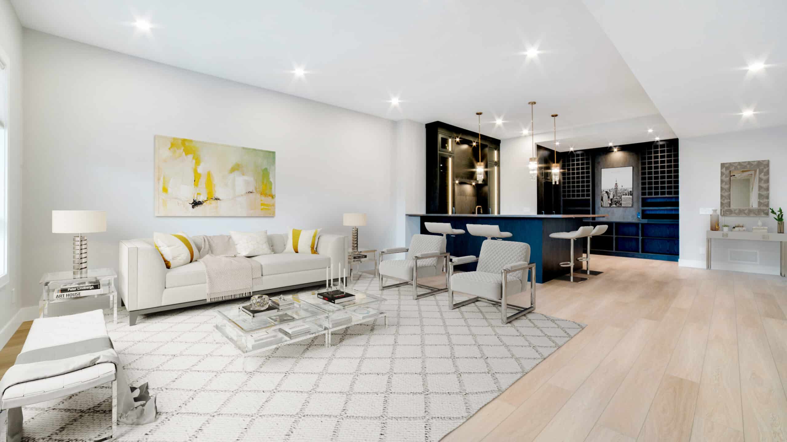 Dickinson Place Custom Home Lot 6 staged