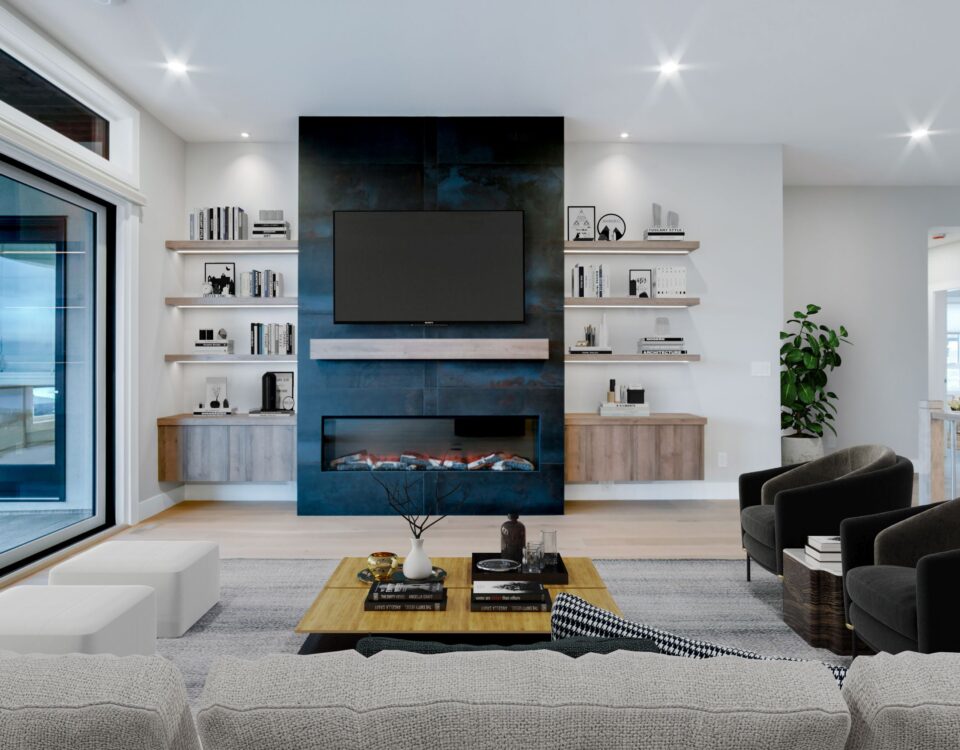 Dickinson Place Custom Home Lot 6 staged