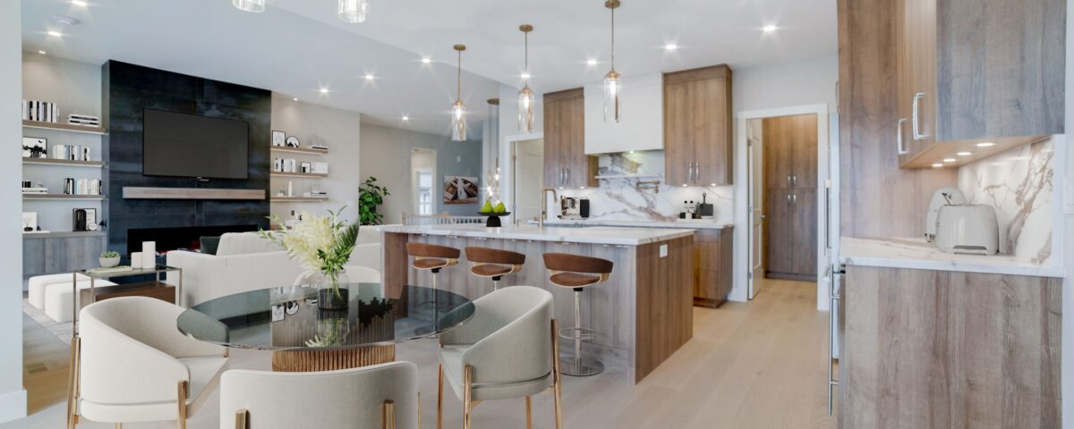 Dickinson Place Custom Home Lot 6 staged