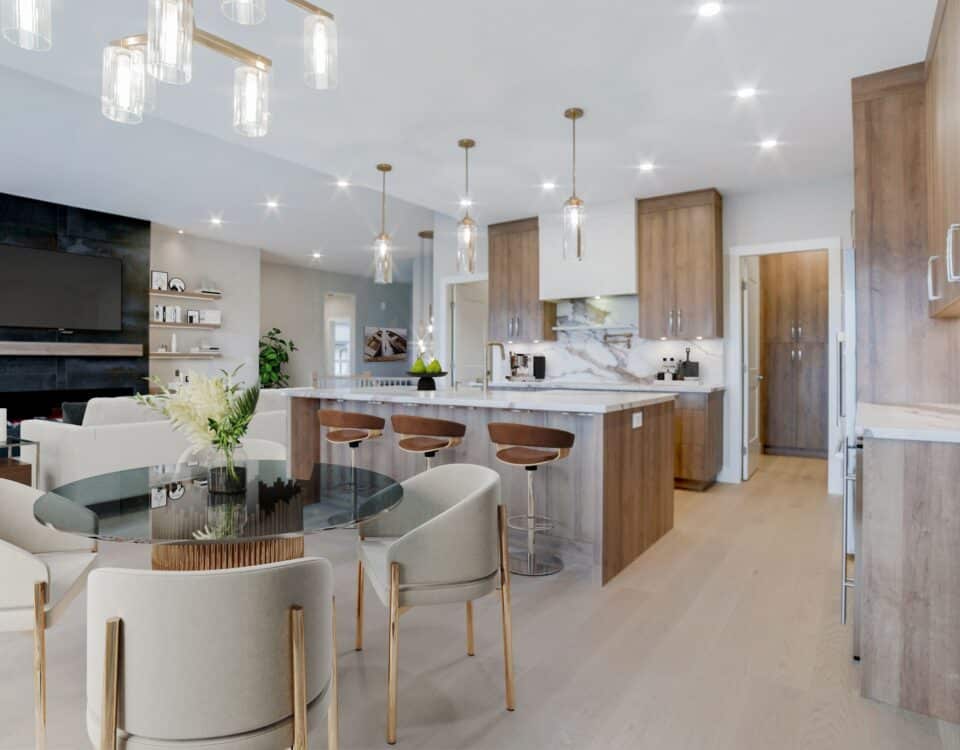 Dickinson Place Custom Home Lot 6 staged